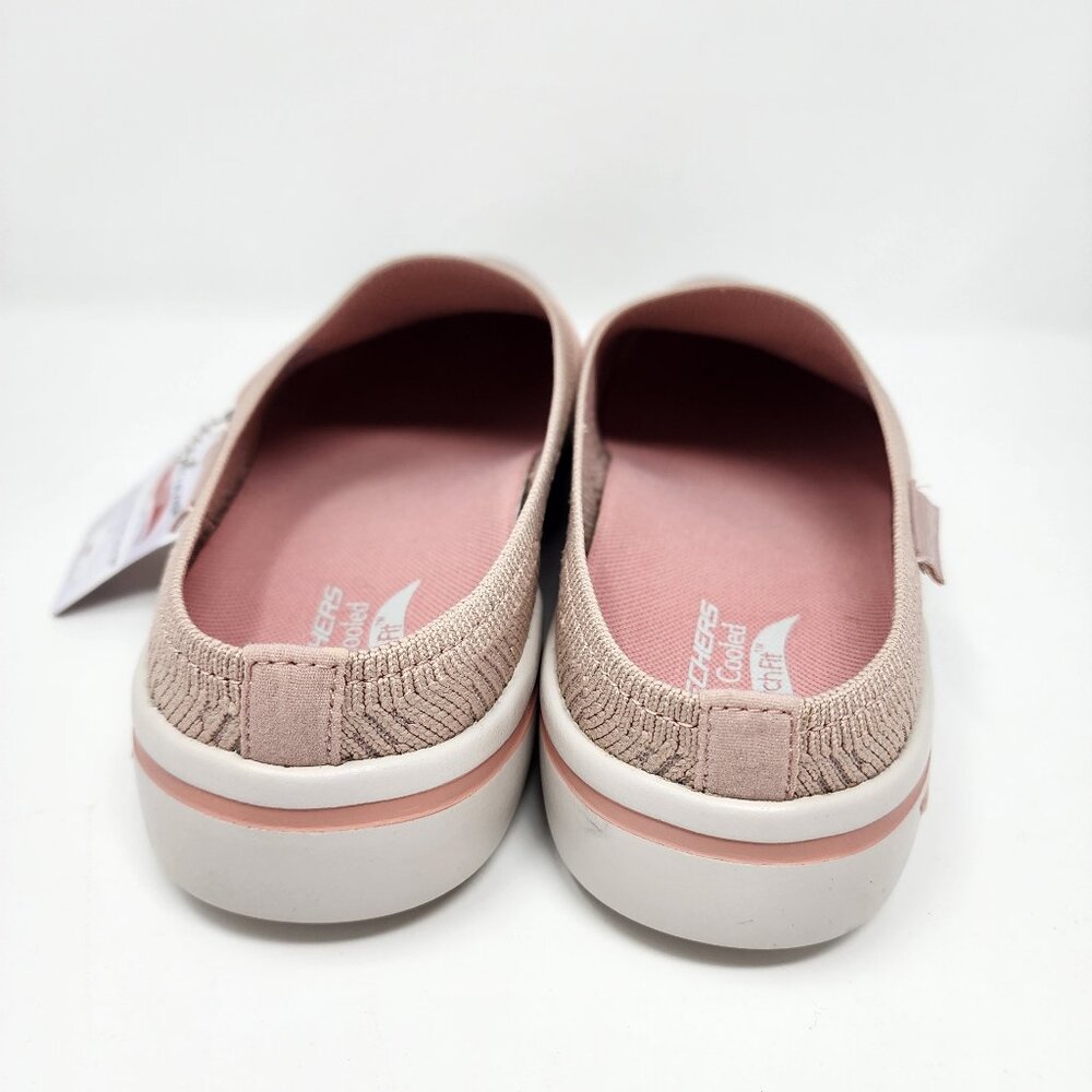 New Skechers Womens 9 Mule Arch Fit Air Cooled Ultra Go Cushion Slip On Shoes - Picture 4 of 13